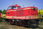 Sonstige/582491/kbl---v-41--mak KBL - V 41 / MaK 400001, Typ 400C, Baujahr 1955, am 07.08.2010 in Eystrup (175 Jahre Eisenbahn in Deutschland, Fahrzeugausstellung).