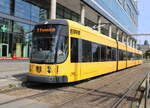 Sonstige/783851/dvb-wagen-2804-als-linie-7 DVB Wagen 2804 als Linie 7 von Dresden Weixdorf nach Dresden Pennerich am 17.08.2022 in Höhe Dresden Hbf.