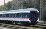 D-TRAIN 50 80 84-34 314-6 Bnrz 447.1 stand am Morgen des 03.10.2023 in Rostock-Bramow.