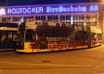 rostock/667126/am-fruehen-morgen-des-03082019-stand Am frühen Morgen des 03.08.2019 stand 6N-1 Wagen 687 mit der schönen Bäderbahn Molli Bemalung auf dem Betriebshof der Rostocker Straßenbahn AG.