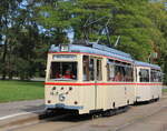 rostock/824736/lowa-wagen-46156-am-mittag-des-17092023 Lowa-Wagen 46+156 am Mittag des 17.09.2023 in der Station Rostock-Parkstr
