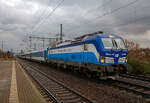 Die an die ČD - České dráhy (Tschechischen Eisenbahnen) vermietete Siemens Vectron MS 193 298-7 “Mikeš 60” [ex “Fidorka”]  (91 80 6193 298-7 D-ELOC)