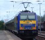 InterConnex/95016/x-80003-von-leipzig-messe-richtung X 80003 von Leipzig Messe Richtung Warnemnde bei der Durchfahrt im Bahnhof Rostock-Bramow.(18.09.10)