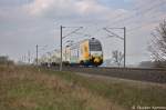 ET 445.104 (445 104-3) ODEG - Ostdeutsche Eisenbahn GmbH als RE2 (RE 37372) von Wittenberge nach Cottbus in Vietznitz. Netten Gru an den Tf! 25.04.2013