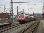 ODEG/682698/am-15dezember-2019-ist-der-odeg Am 15.Dezember 2019 ist der ODEG 4746 056 als Neuer Betreiber auf der RE 9 zwischen Sassnitz und Rostock im Einsatz.Einfahrt in Bergen/Rgen.