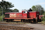 OHE Osthannoversche Eisenbahnen AG/512489/ohe-160074-295-951-8-am-26082011 OHE 160074 (295 951-8) am 26.08.2011 in Celle (OHE-Betriebshof).