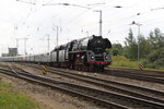 01 0509-8 mit LDC-Sonderzug(Cottbus-Warnemnde)bei der Einfahrt im Rostocker Hbf.13.08.2016
