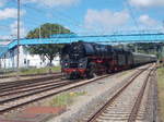 PRESS Eisenbahn-Bau- und Betriebsgesellschaft Pressnitztalbahn mbH/560754/01-0509-mit-dem-leerparkam-10juni 01 0509 mit dem Leerpark,am 10.Juni 2017,in Bergen/Rgen.