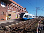 usedomer-baderbahnubb/487767/646-112am-01april-2016bei-der-ausfahrt 646 112,am 01.April 2016,bei der Ausfahrt aus Stralsund.