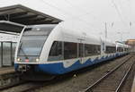 usedomer-baderbahnubb/681931/am-nachmittag-waren-3x-gtw-26 Am Nachmittag waren 3x GTW 2/6 von der Usedomer Bderbahn zu Gast im Rostocker Hbf.06.12.2019