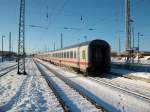 Am 02.Januar 2011 hatte die Bahn fr IC 2213 Binz-Stuttgart wieder kein Steuerwagen brig,so verlie der Zug ohne Steuerwagen Bergen/Rgen.
