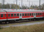 Halberstädter Mitteleinstiegswagen der Bauart Bydz 439.9 von DB Regio AG Region Nordost Rostock Hbf abgestellt im BW Rostock Hbf.05.05.2017