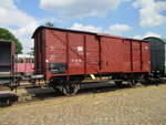 Guterwagen/705385/ein-g-wagenam-27juni-2020im-eisenbahnmuseum-gramzow Ein G-Wagen,am 27.Juni 2020,im Eisenbahnmuseum Gramzow.