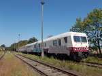 Historisch/515690/der-fruehre-dr-messwagen-43-50 Der frühre DR Messwagen 43 50 99 85015-1 vom LEW Henigsdorf,am 27.August 2016,steht in Ketzin.
