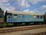 Historisch/705381/ein-ehemaliger-bauwohnwagen-im-eisenbahnmuseum-gramzow Ein ehemaliger Bauwohnwagen im Eisenbahnmuseum Gramzow am 27.Juni 2020.