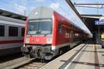 DABbuzfa 760 wurde am Mittag des 09.04.2016 von 650 114-8 aus dem Rostocker Hbf geschoben.