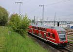 Steuerwagen aller Art/698009/re-593027von-rostock-hbf-nach-oranienburg RE 5(93027)von Rostock Hbf nach Oranienburg bei der Ausfahrt im Rostocker Hbf.09.05.2020