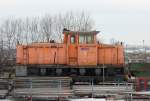 Arcelor Mittal Lok 5 macht am 12.02.2012 im Werk Hamburg ...