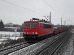 Dusseldorf und Venlo 12.02.10 -13.02.10 155 086-2 begegnete mir am 12.02.10 auf meiner Fahrt von Rostock nach D�sseldorf bei der Einfahrt kurz vor Osnabr�ck Hbf.