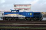 evb-evb-logistig EVB Logistik 415 51 Abgestellt am 12.01.2011 bei EuroKombi in Hamburg Dradenau.