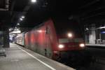 Hamburg-Spezial 101 130-3 mit EN 490/D 60490 von Wien Westbahnhof/N�rnberg Hbf nach Hamburg-Altona kurz nach der Ankunft im Hamburger Hbf.28.01.2012