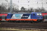 Bombardier/598248/raildox-187-317-3-abgestellt-im-rostocker Raildox '187 317-3' abgestellt im Rostocker Hbf.02.02.2018