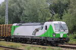 Siemens/779202/193-240-stand-am-vormittag-des 193 240  stand am Vormittag des 25.06.2022 mit Holzzug von WRB nach LNOE in WRB.