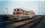 dampfloks-dieselloks-e-loks-triebwagen/185787/noch-mit-der-russischen-loknummer-te109 Noch mit der russischen Loknummer TE109 026 stand,im August 1999,die Lok nach der Ankunft aus Russland in Mukran.