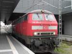 lubeck 218 407-5+RE 21616 von L�beck Richtung Kiel Hbf.kurz vor der Abfahrt im L�becker Hbf.(19.06.10)