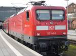 Lubeck Sie fahren die RE zwischen Hamburg und L�beck die Baureihe 112.Hier ist 112 149 aus Hamburg in L�beck am 28.November 2009 eingetroffen.