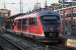 mecklenburg-vorpommern 642 185 als RB 13264/RE 4324 von Ribnitz-Damgarten West nach Schwerin Hbf bei der Einfahrt im Rostocker Hbf.23.01.2012,Dieser Zug verkehrt nur Mo-Do