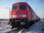 Mukran 232 496-0 ex.Bh Rostock Seehafen am 23.Januar 2010 in der Einsatzstelle Mukran.Zur Verschrottung am 23.M�rz 2010 abgefahren.