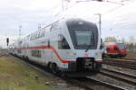 br4110-kiss-2-westbahn-db/691301/4110-609-3-als-ic-2179rostock-dresdenbei-der 4110 609-3 als IC 2179(Rostock-Dresden)bei der Bereitstellung am 08.03.2020 im Rostocker Hbf.