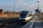 OLA VT 0006 der OLA - Ostseeland Verkehr GmbH als MR51 (MR 68923) von Rathenow nach Brandenburg Hbf in Rathenow. 10.12.2011