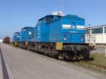PRESS Eisenbahn-Bau- und Betriebsgesellschaft Pressnitztalbahn mbH Lokzug der Eisenbahn-Bau-und Betriebsgesellschaft 
Pressnitztalbahn mbH.Aufgenommen am 20.03.07 im Seehafen Rostock 