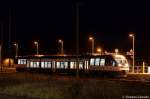 rathenow VT 0004 der OLA - Ostseeland Verkehr GmbH als MR51 (MR 68937) von Rathenow nach Brandenburg Hbf in Rathenow. Noch 6 Tage dann hei�t es f�r die M�rkische Regiobahn nach vier Jahren auf wiedersehen sagen. 04.12.2011