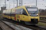 Rostock-Spezial OLA 79675 von Rostock Hbf nach G�strow bei der Einfahrt im Rostocker Hbf.06.12.2011