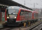 Rostock-Spezial RB 13241/RB 13265 von Rostock Hbf nach Graal-M�ritz und Ribnitz-Damgarten West kurz vor der Ausfahrt im Rostocker Hbf.12.12.2011
