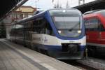 Rostock-Spezial OLA79759 von Rostock Hbf nach G�strow kurz nach der Ankunft im Bahnhof Rostock Hbf.17.12.2011
