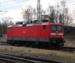 Rostock-Spezial 112 119-3 beim Rangieren im Rostocker Hbf.17.12.2011