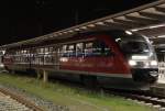 Rostock-Spezial RB 13247 von Rostock Hbf nach Graal-M�ritz kurz vor der Ausfahrt im Rostocker Hbf.28.12.2011