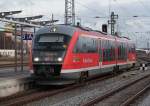 Rostock-Spezial 642 727-1 vom BW Magdeburg(Elbe-Saale Bahn)als RB 13264/RE 4324 von Ribnitz-Damgarten West nach Schwerin Hbf bei der Einfahrt im Rostocker Hbf.04.01.2012 