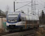Rostock-Spezial OLA VT 0002/643 109-1 D-OLA Nummer 2 lies sich am 20.01.2012 auch mal in Rostock blicken Sie kam aus G�strow 11.55 Uhr war Parktausch