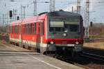 628 435 als S3 von Rostock-Seehafen/Nord nach Rostock Hbf bei ...