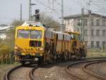 Schottermaschine von Rostock Richtung ...  Stefan Pavel 22.04.2012