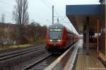Steuerwagen aller Art RE4 (RE 37309) von Rathenow nach J�terbog in Berlin Jungfernheide. Geschoben hatte die 112 104. 13.12.2011