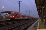 Steuerwagen aller Art RE20 (RE 17715) von Uelzen nach Halle(Saale) Hbf in Stendal. Geschoben hatte die 143 146-9. 22.12.2011