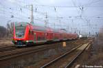 RE1 (RE 18118) von Frankfurt(Oder) nach Magdeburg Hbf in Priort. ...