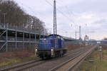 295 091-3 Metrans am 15.03.2024 Lz durch Tostedt.