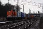 Locon 212 Rangiert in Hamburg Waltershof am 11.2.12  ...